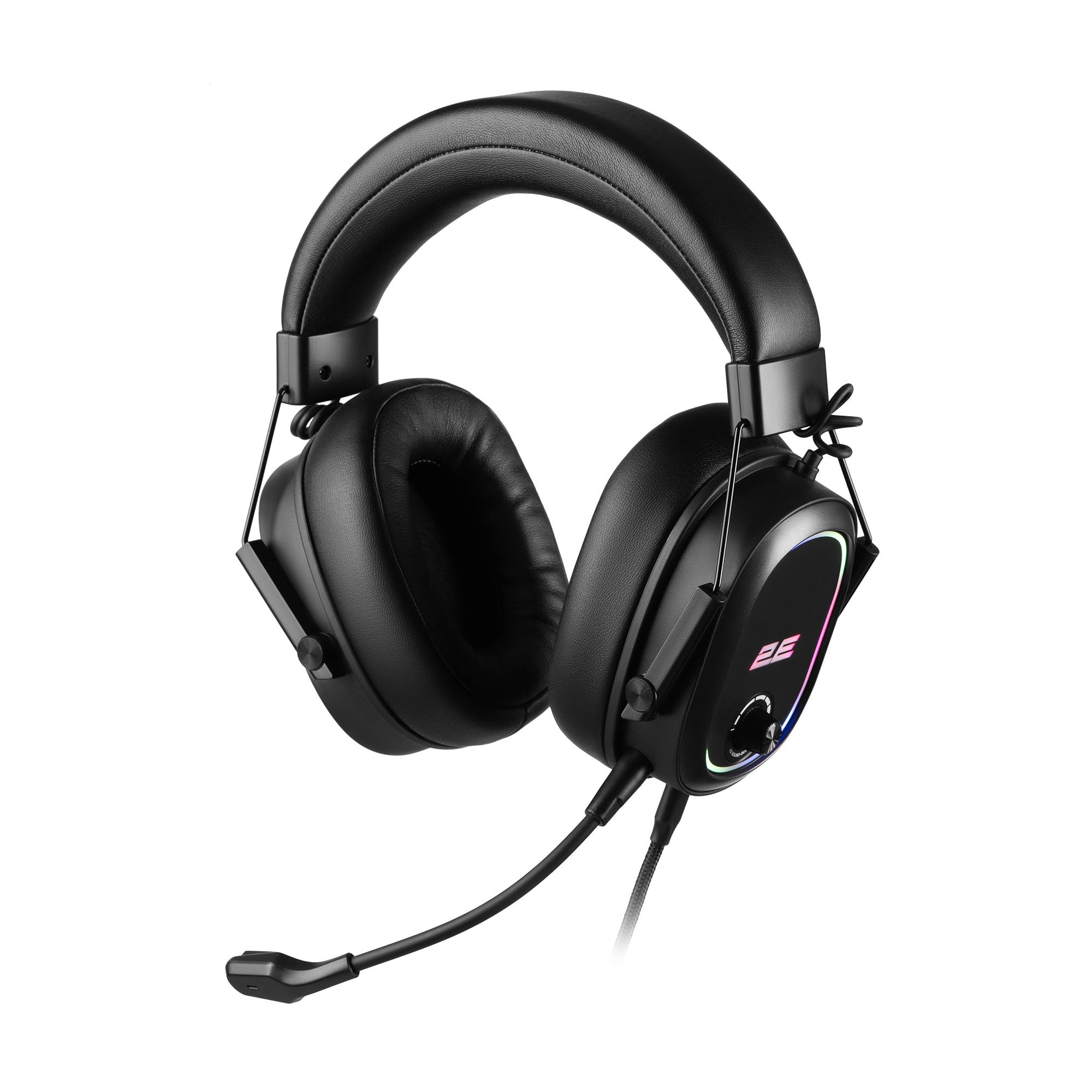 Ігрова гарнітура дротова 2E Gaming HG320 USB-A, Black (2E-HG320V2BK-7.1)